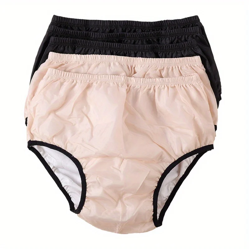 

Adult Plastic Pants Waterproofs Incontinence Underpants Pull on Cover Pants