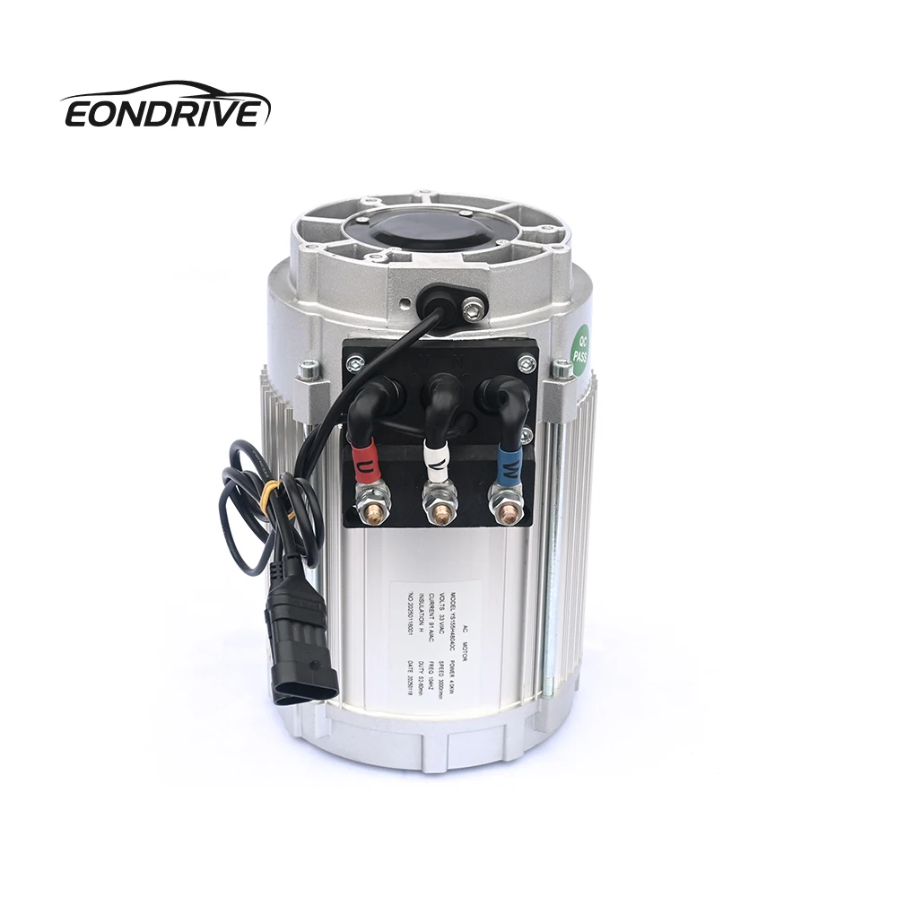 

EONDRIVE Customized Design Permanent Magnet Synchronous 84V 7KW AC EV Engine Motor New Air Cooling for Golf Car Electric Vehicle