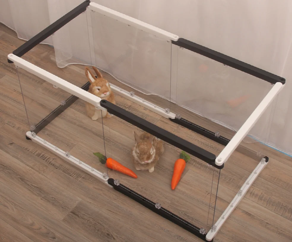 Transparent Fence Indoor Rabbit Cage Rabbit House Rabbit Cage
