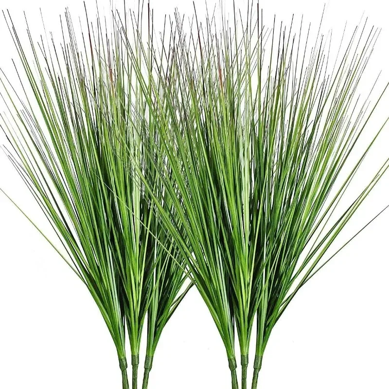 

27" Artificial Plants Onion Grass Greenery Faux Fake Shrubs Plant Flowers Wheat Grass for House Home Indoor Outdoor Office