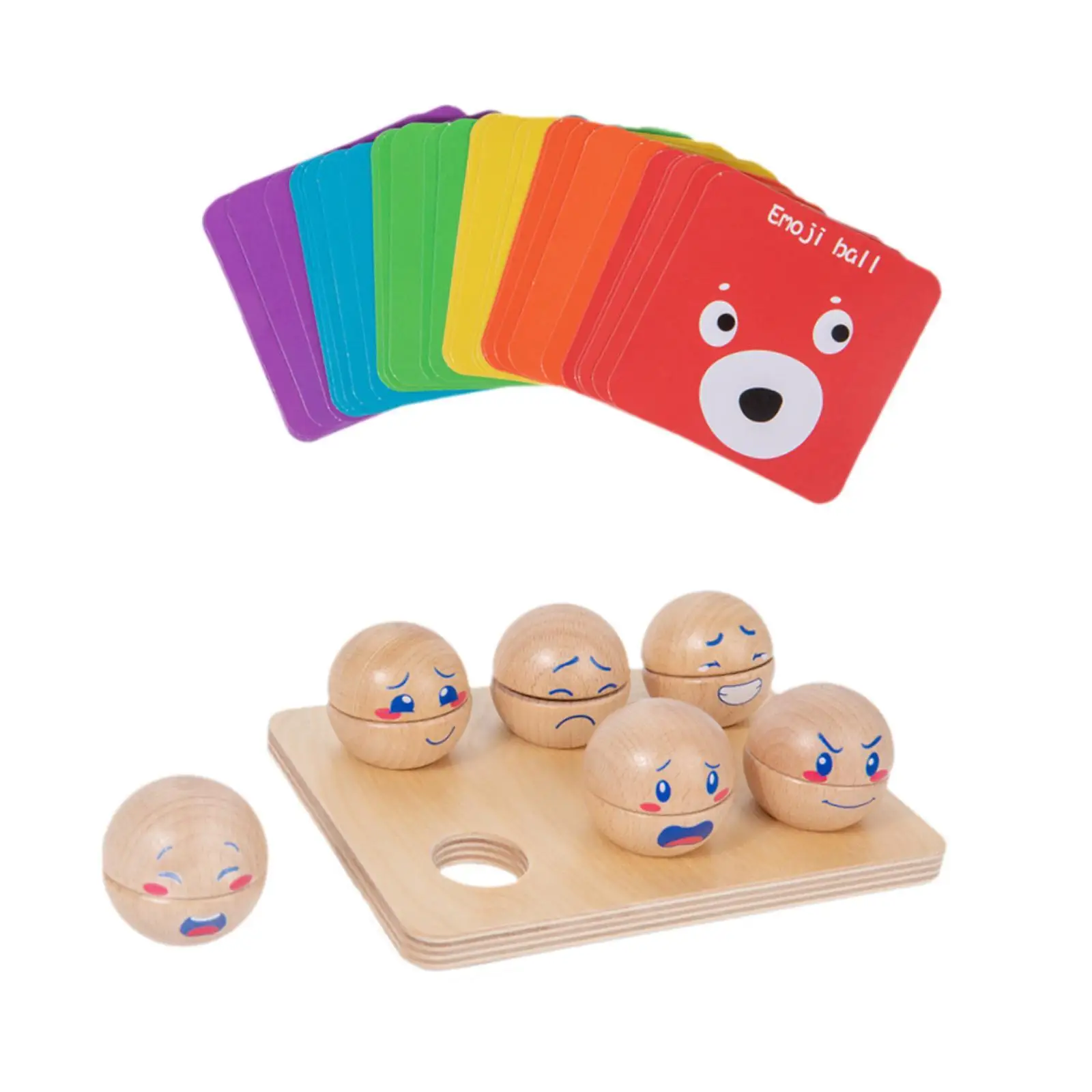 Emotion Early Education Puzzle Wooden Block Sorting Game Boys