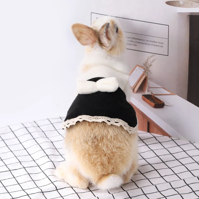 New Year Littel Animals Hamster Costume Sweet Small Pet Dress Hat Set Chipmunk Guinea Pig Chinchilla Rabbit mascotas Clothes