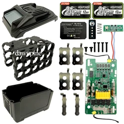 BL1830 Li-ion Battery Case BMS Balanced Charging Circuit Board PCBA For Makita 18V Lithium Battery 15X21700 Box Housing BL1812B