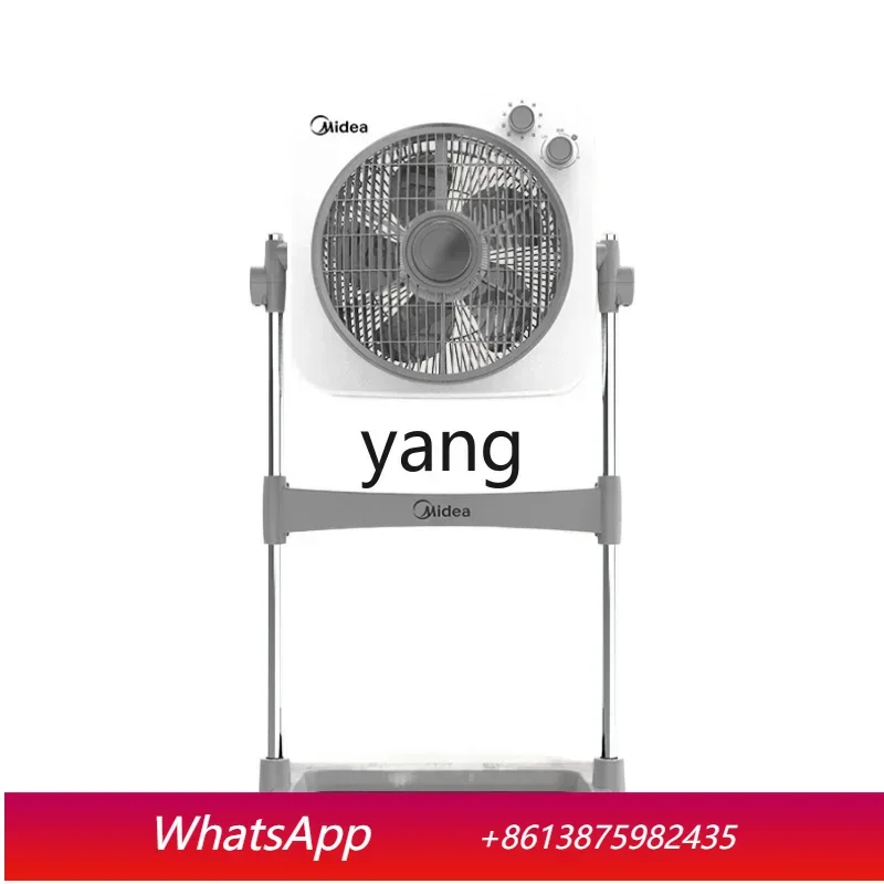 

LH Electric Fan Louver Fan Household Lifting Platform Vertical Sound Light Wind Rotary Fan