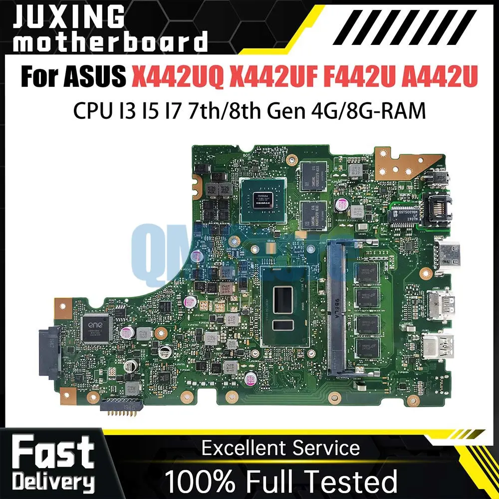 

X442UQ Mainboard For ASUS X442UF F442U A442U X442U A480U R419U X442UN X442UQR X442URR X442UR X442UF CPU I3 7th 8th 4G 8G