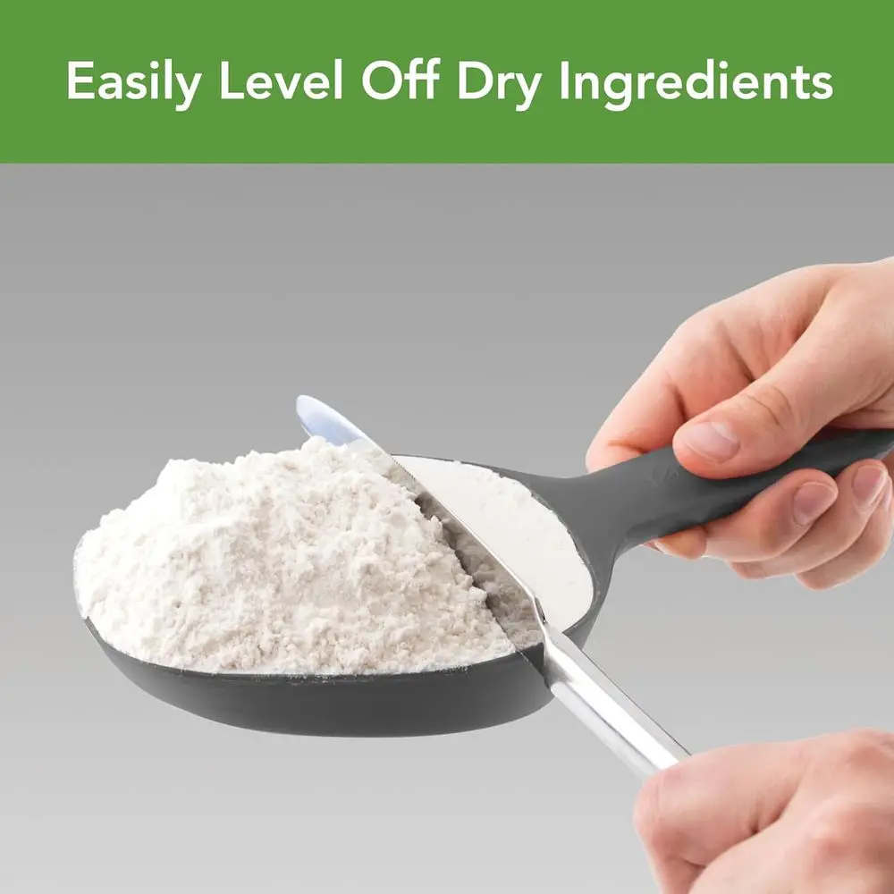 Mesh Sieve for Flour Dusting - Easy Scoop & Sit, Dishwasher Safe, Ideal for Powdered Sugar and Coating view 2