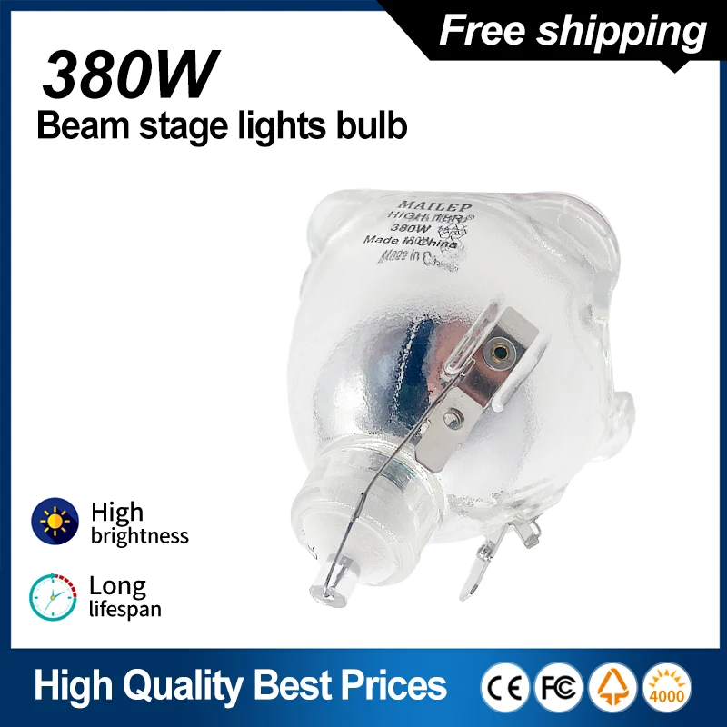 1PC 18R 380W Snlamp Moving Beam Light Bare Bulb Replacement for MSD Platinum Stage Lamp Moving Head Light Beam Spot for DJ Disco