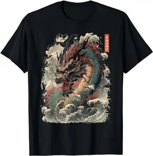 Japanese Aesthetic Dragon art Japan Tattoo 1 T Shirt SweaT 49525