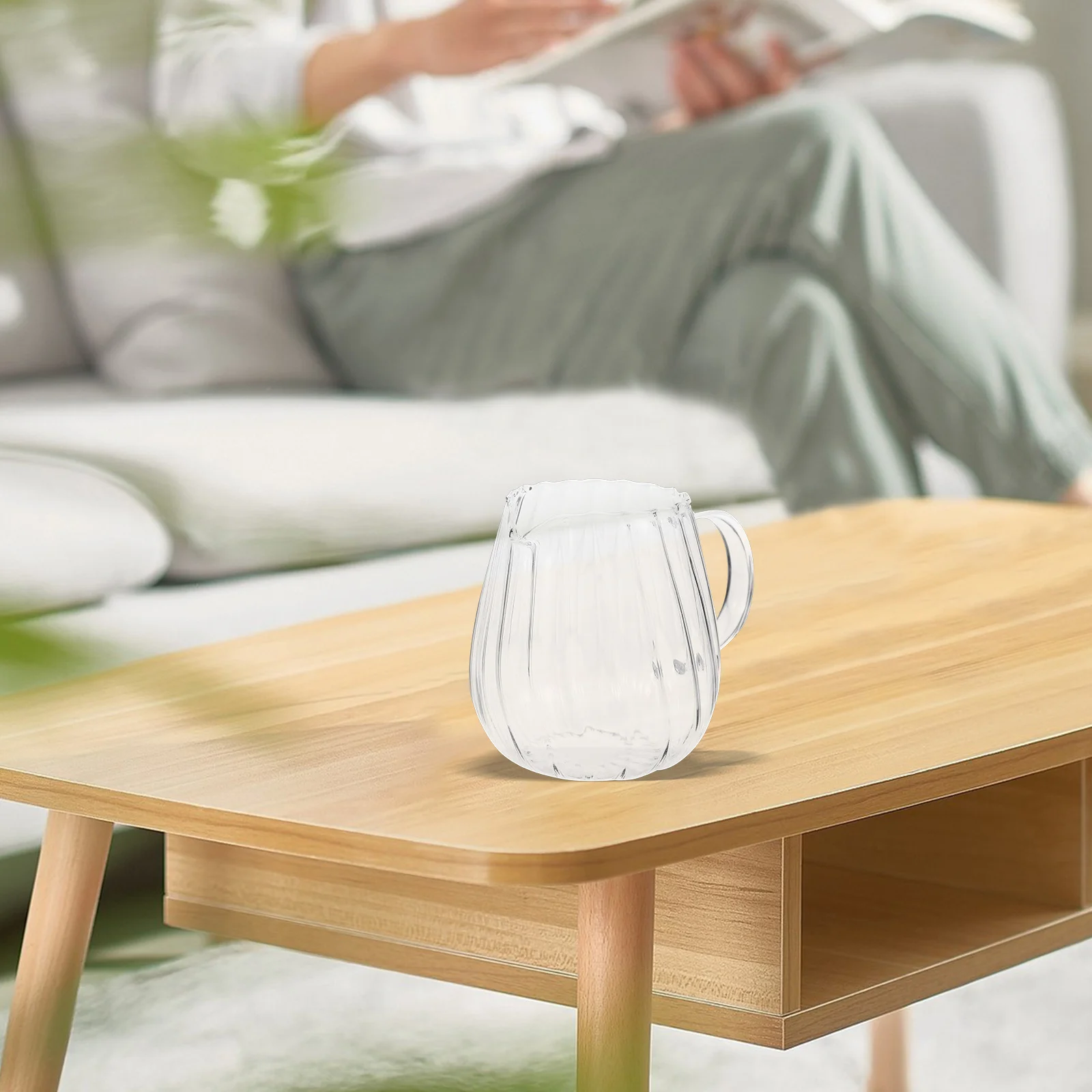 

1Pcs Transparent Glass Tea Distributor Pourer Household Office Water Milk Cup Drinking Teacup Tea Distributor