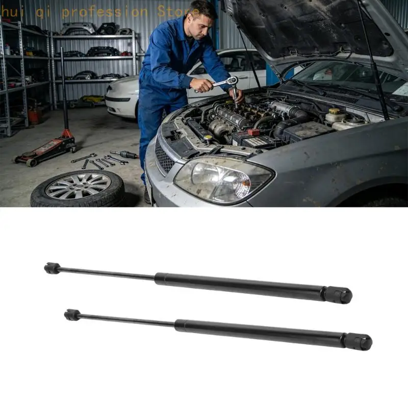 Paar Heckklappen-Stützteile für E91-Wagen mit schwarzer Metallkonstruktion 51247127875 H8WE – Detail 2