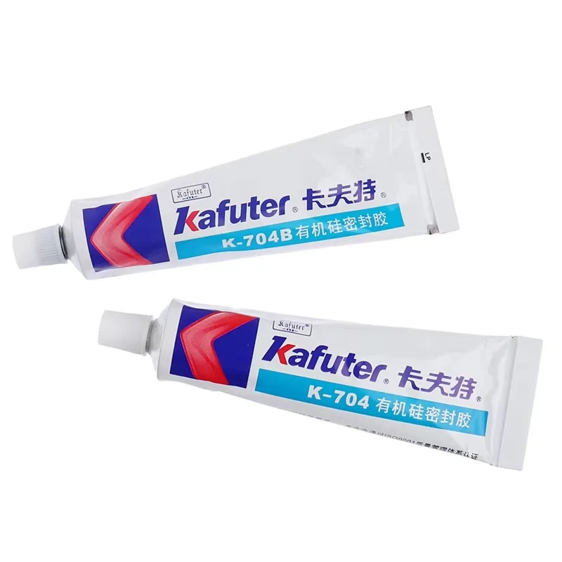 Colla isolante elettronica senza componenti adesivo industriale in Silicone 45g K-704 704B RTV colla per balle bianca in gomma siliconica