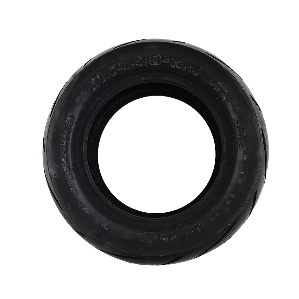 

Tubeless Tyre Tire 1PCS 12 Inch 12x4.50-6.5 Black Parts Rubber Outdoor Sports Cycling High Quality Nice Portable