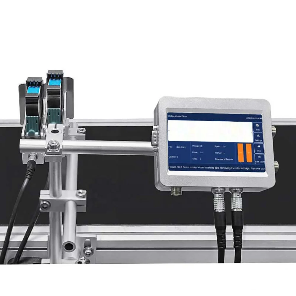 

TIJ Online Inkjet Printer Date Coder for Food Jar Bottle Plastic Pouches Bags Expiry Date Coding Printing