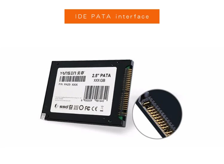 KingSpec PATA SSD IDE 8GB 16GB 32GB 128GB 256GB MLC 44Pin Flash