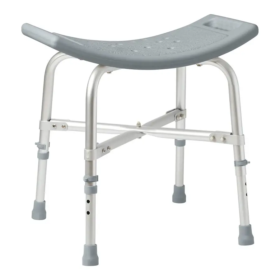 

Heavy Duty Shower Chair Bath Bench Without Back, Bariatric Bath Chair Supports up to 550 Lbs