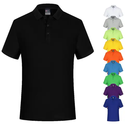 Camisa polo masculina de manga curta em branco branco preto colarinho camisas casuais roupas de verão para homens camisas polos despeje hommes