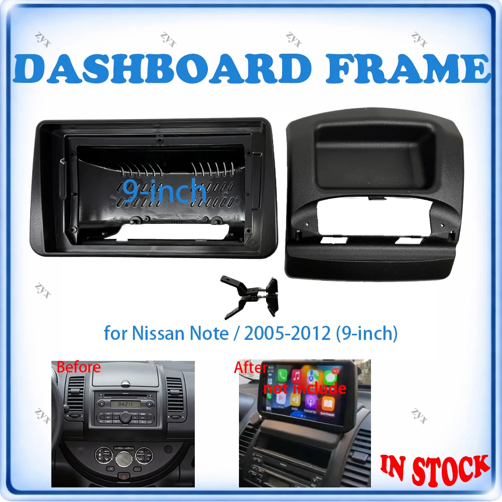 

Car Radio Fascia Frame For Nissan NV350 2012-2017 9 inch Wiring Harness Power Cable Car Accessories Plug & Play