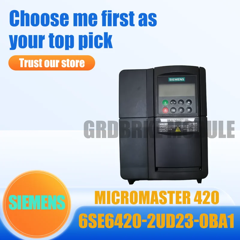 

New Original SIEMENS 6SE6420-2UD23-0BA1 6SE6420-2UD24-0BA1 6SE6420-2UD25-5CA1 MICROMASTER 420 Variable Frequency Drive