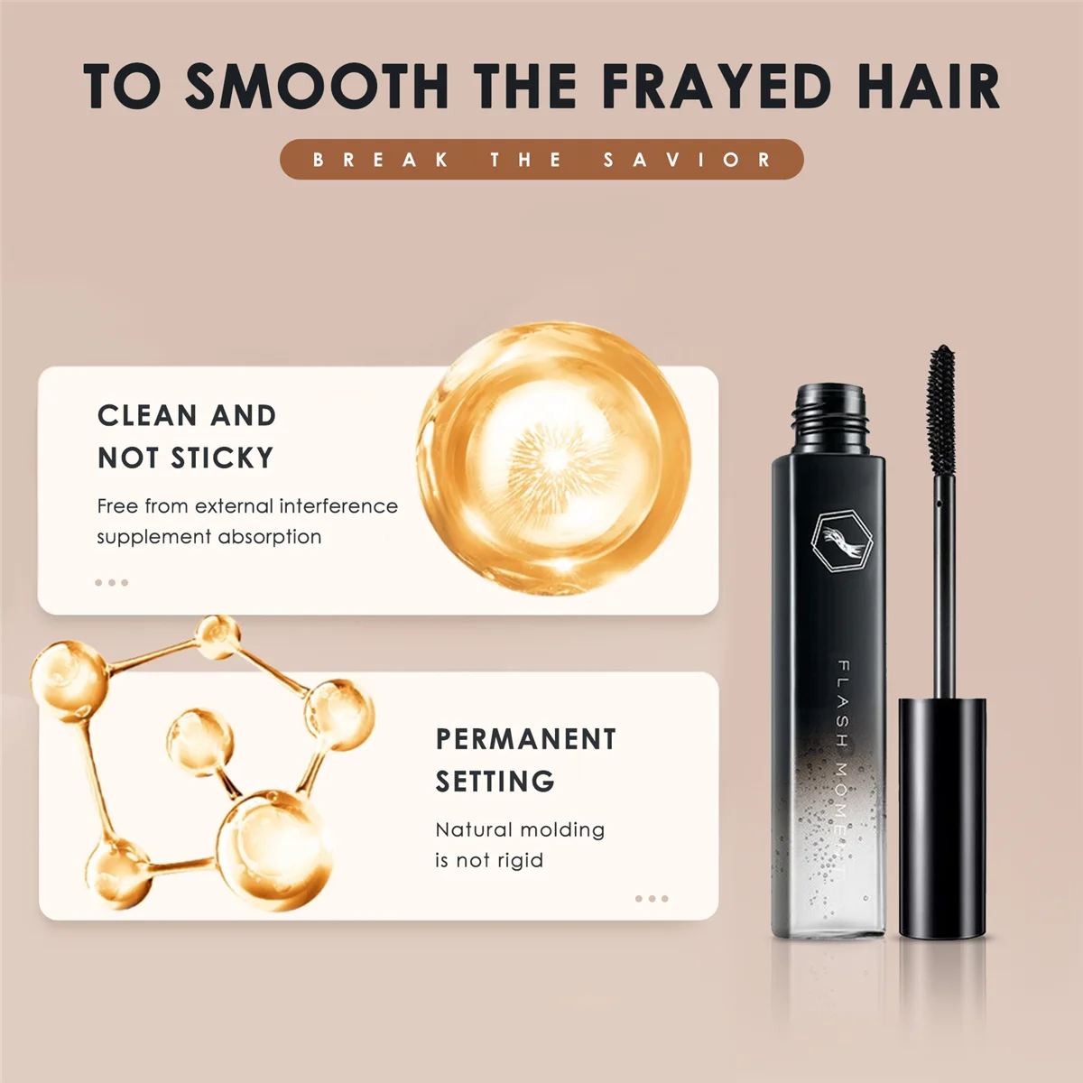 Flash Moment Broken Hair Artifact Liquid Anti-Hair Hair Styling Hair Stick Fixed Shape Broken Hair Finishing Rod 18Ml