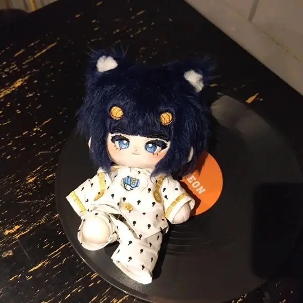 

20cm JoJo Bruno Buccellati Plush Doll Anime Character Kawaii Stuffed Toy Soft Body Figure Collectible Plushie Cosplay Fans Gift