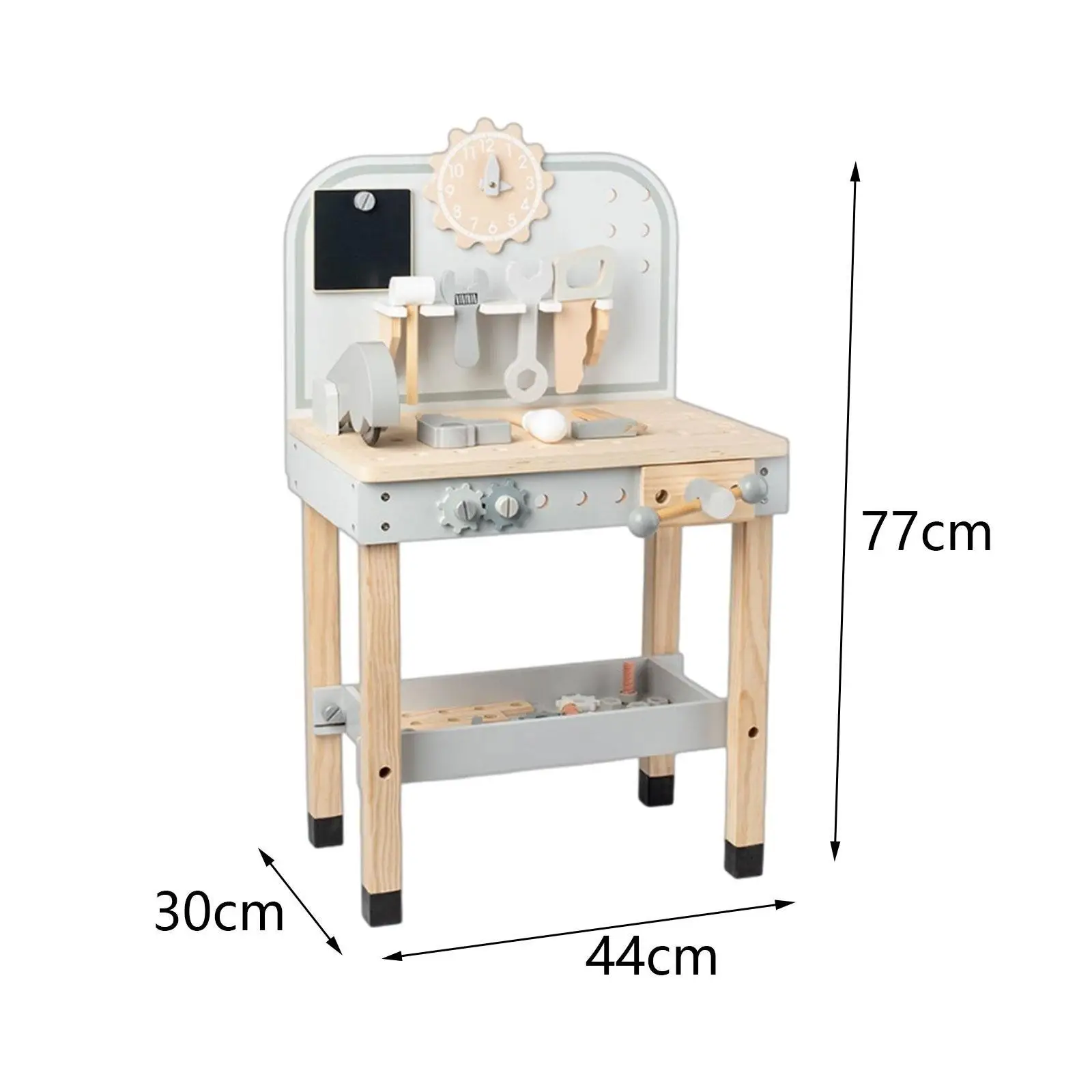 Houten Speelgereedschap Werkbank Set Gereedschapsbank Speelgoed Fijne Motoriek Diy Speelset Kinderen Reparatie Speelgereedschap Voor Kinderen Van 3 Jaar +