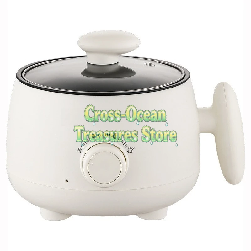 電気調理鍋-一人暮らし-学生寮-インスタントラーメン鍋-家庭用-多機能調理一体型-ノンスティック