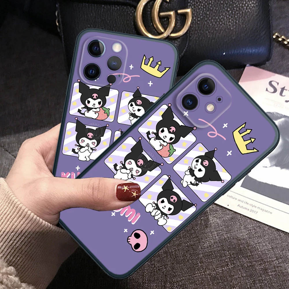 Z31 Kuromi cutefor Soft Case for Xiaomi 10T 11 11i 11T 12 12x 8 Lite 9 9T A1 A2 A3 Poco F2 F3 M2 M3 X2 X3 X4 pro M4 C40 M5