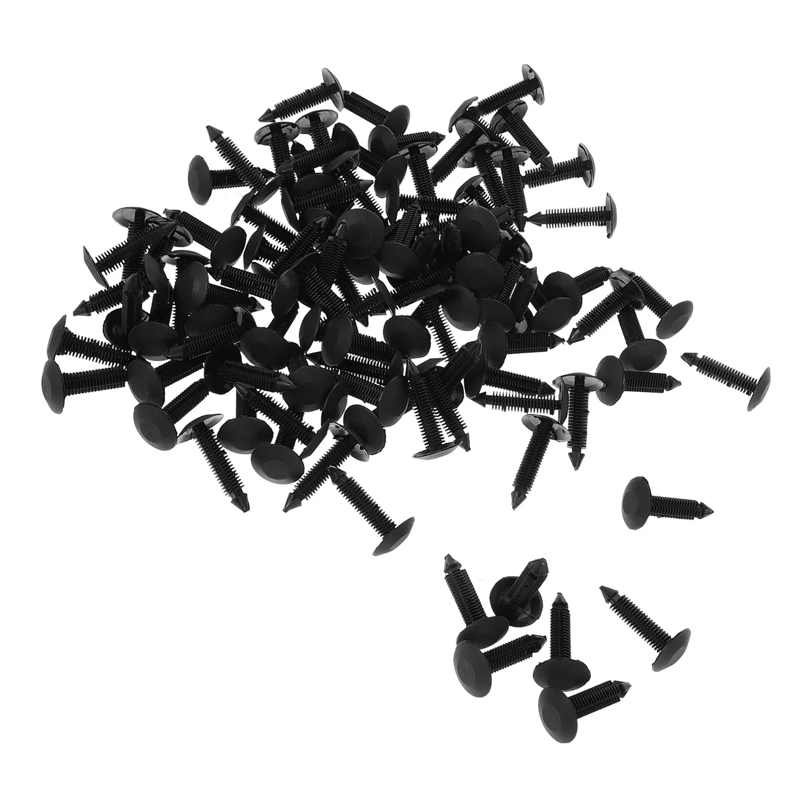 

100Pcs Car Retainer Clips Plastic Rivets Fasteners Push Trim Panel Bumper Fender Body Automotive Cable Management Secure Fix