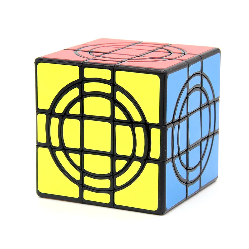 MF8 Double Crazy Magic Cube Two Circle Neo Professional Speed Puzzle Antistress Brain Teasers Educational Toys