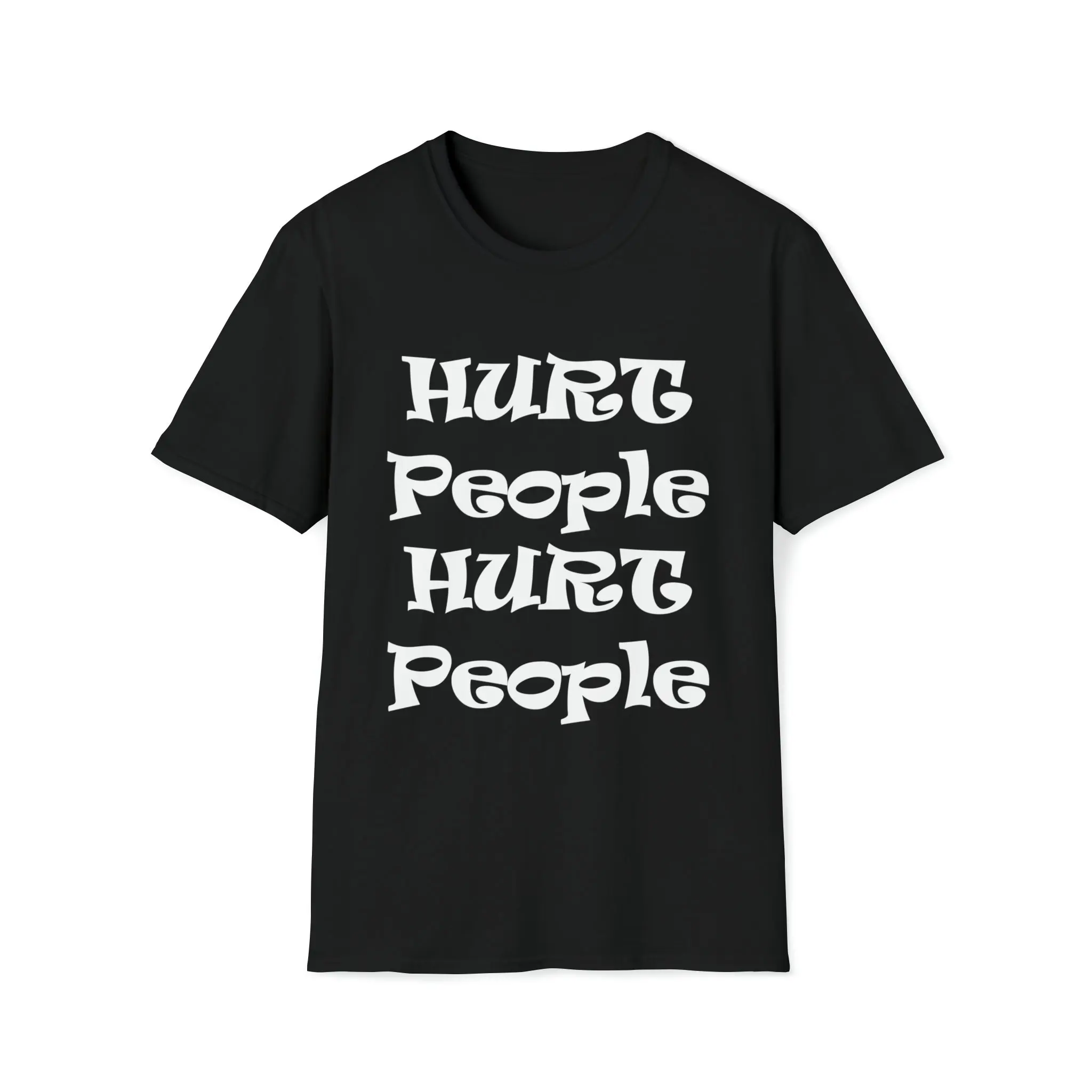 Based clothing funny t shirts political anti establishment new world order media evil HurtPeople FrontPrint Dark