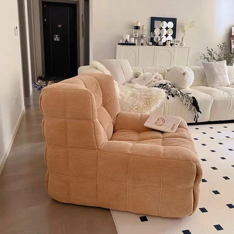 Fabric sofa living room lazy bedroom