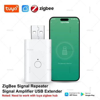 Tuya ZigBee Ripetitore di segnale Amplificatore USB Extender Dispositivi di automazione domestica intelligente Funziona con l'APP ZigBee Gateway Hub Smart Life