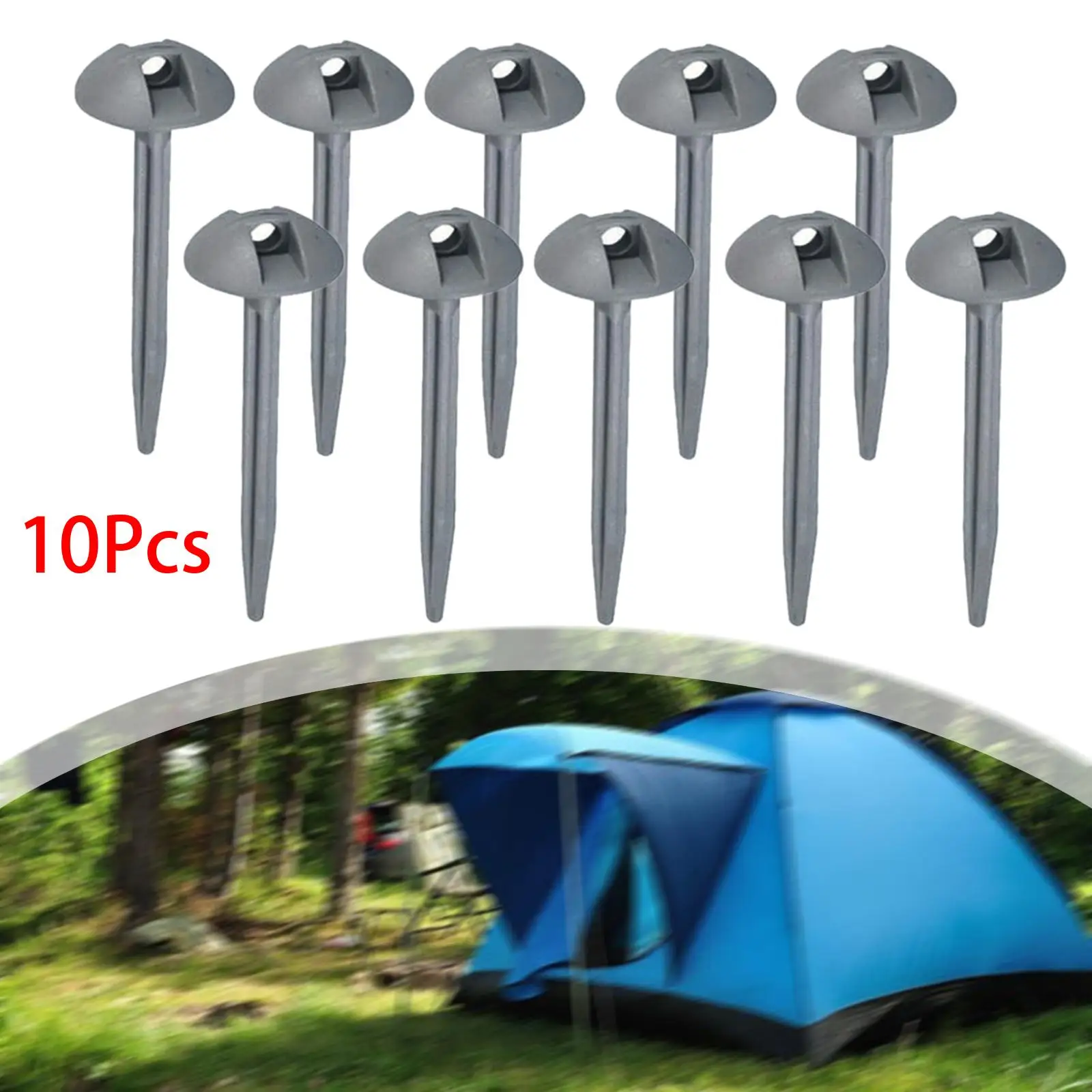 10 Pieces Tent Stakes Awning Shelter Ground Nail for Gardening Yard Tent stake