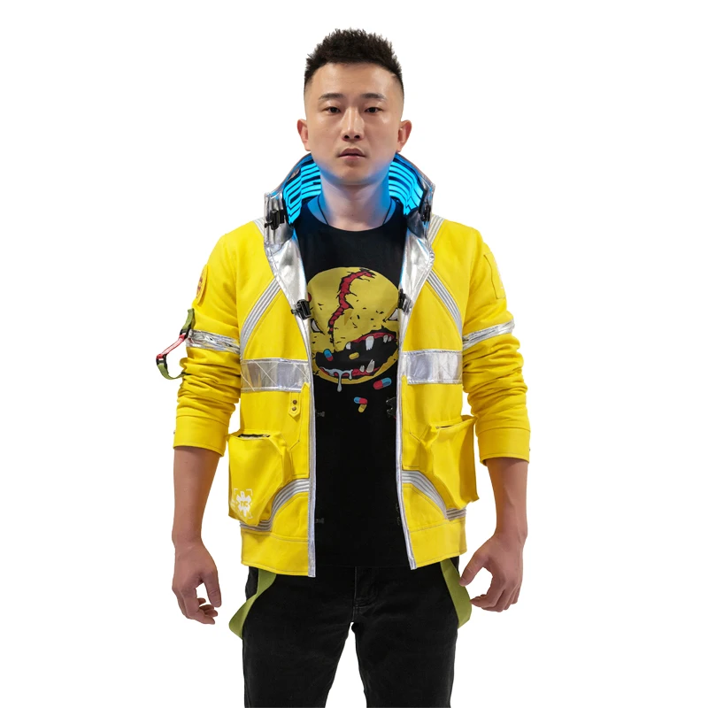 Veste de cosplay FC Martinez pour hommes et femmes, manteau jaune en coton Shoous, uniforme de jeu Pole Play, tenue de fête de carnaval d'Halloween