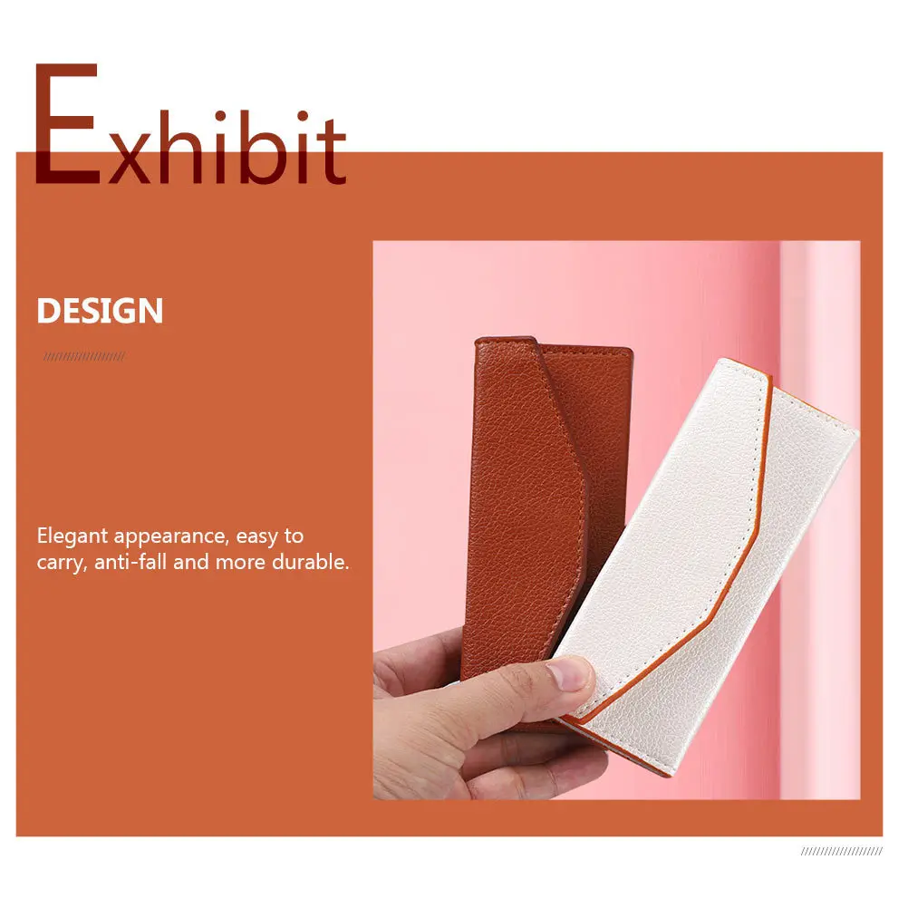 

2Pcs PU Eyelash Tweezers Storage Box Organizer Portable Travel Soft Surface Protective Case PU Tweezer Pouch Tweezer Organizer