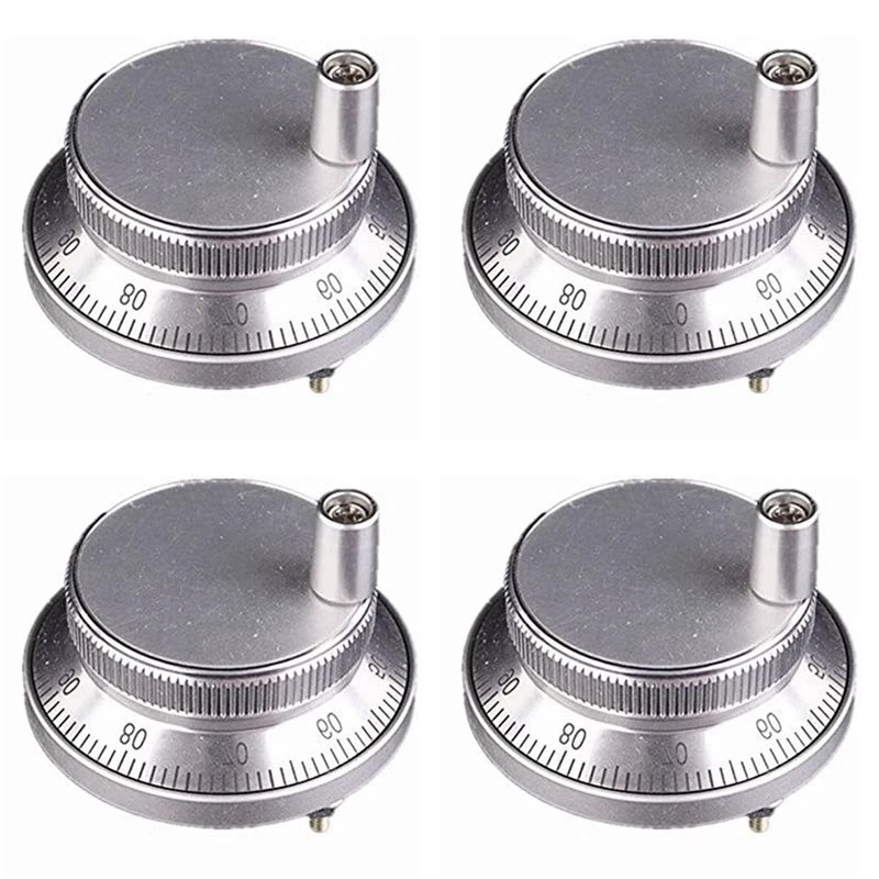 A36T-4X 100Ppr 4-Terminal Electronic Handwheel Manual Pulse Encoder 5V-24V Cnc System Hand Pulse Lathe Hand Crank