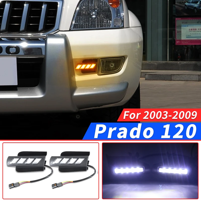 

Applicable to 2003-2009 Toyota Land Cruiser Prado 120 Automobile LED Daytime Running Lamp Modified Lc120 External Accessories