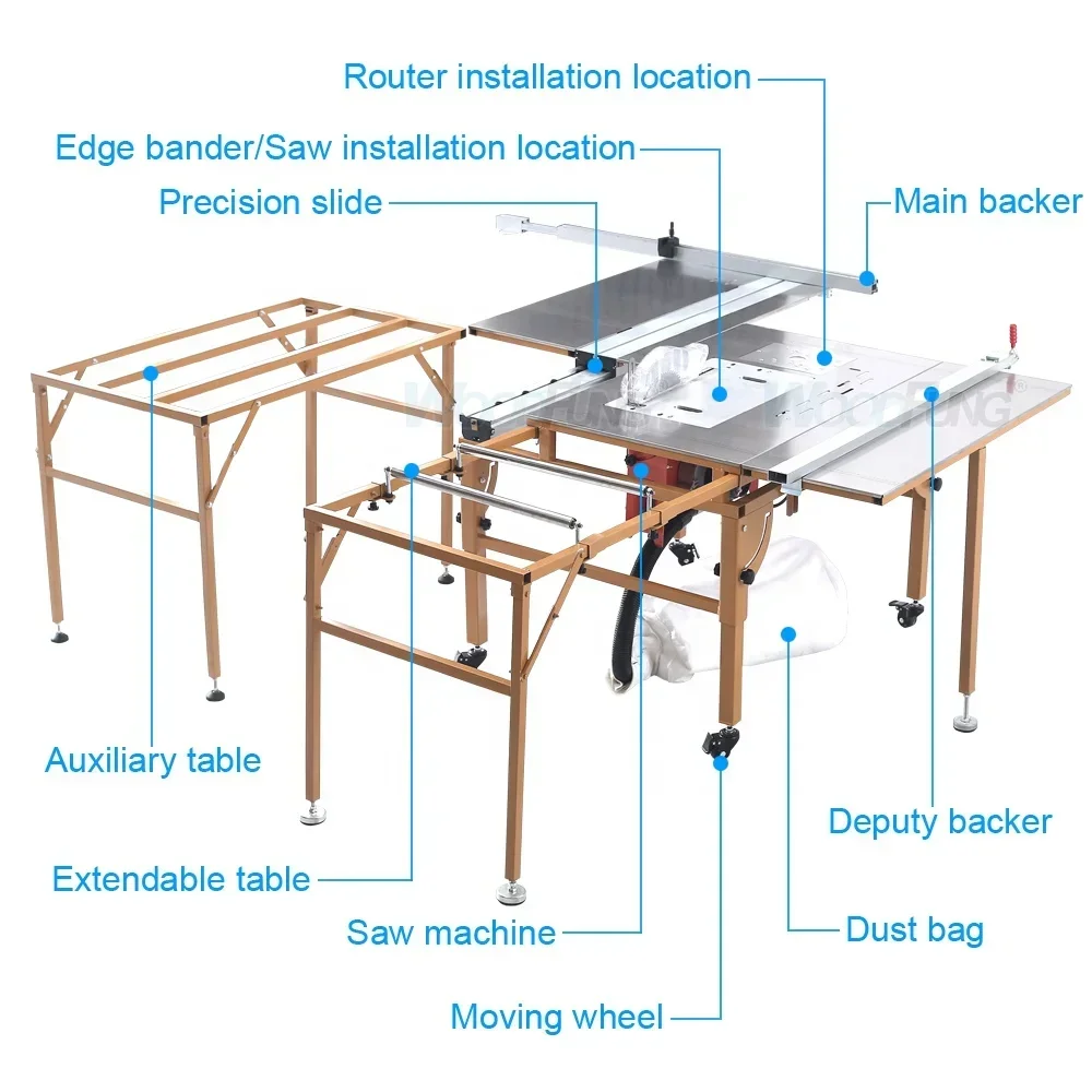 Mini folding portable table saw plywood cut Woodworking cheap MJ09BR