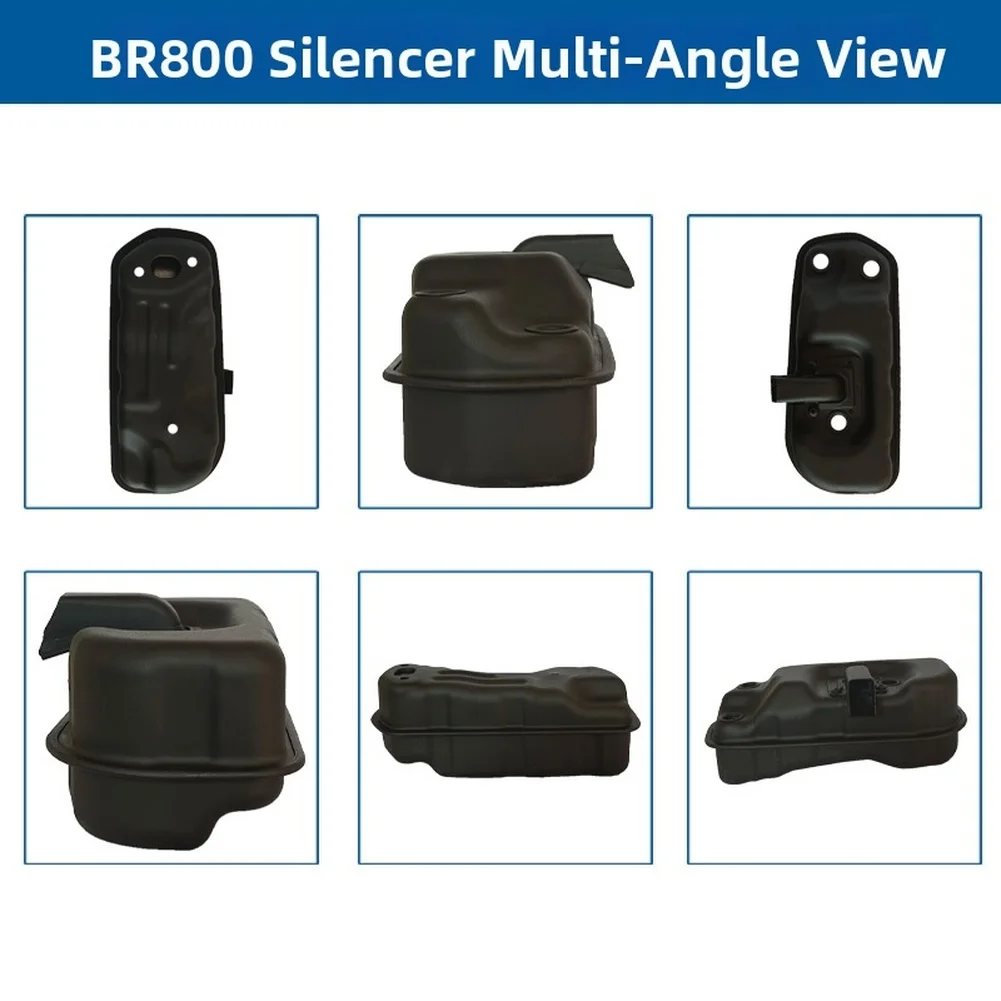 Replacement Muffler Assembly for BR800 800C 800X Designed to Meet OEM Fitment Standards and Functional Requirements