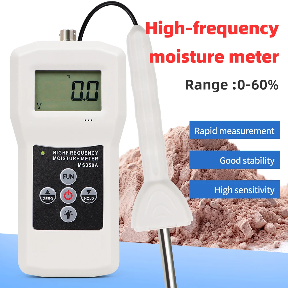 

Digital Soil Moisture Meter Silver Sand Chemical Combination Powder Coal Powder Other Powder Materials Hygrometer