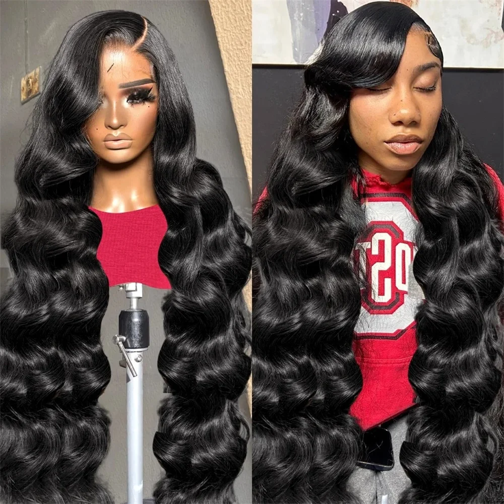 30 36 Inch Body Wave Lace Front Human Hair Wigs 13x4 13x6 Transparent Lace Frontal Wig Brazilian 360 Full Lace Wigs For Women