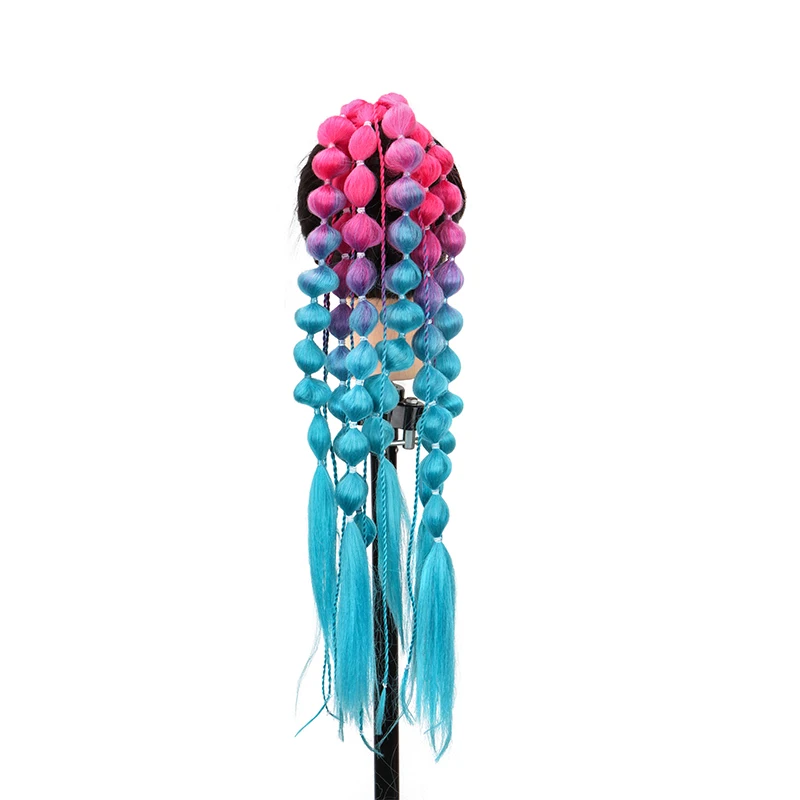 Synthetic Ponytail Extension Bubble Braid