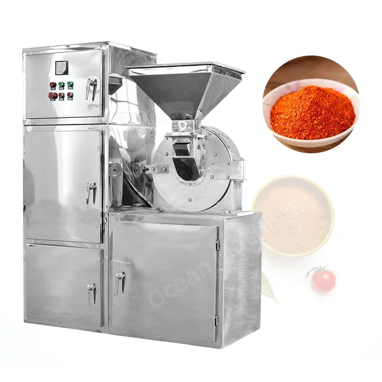 OCEAN Industrial Universal Chili Turmeric Cinnamon Powder Grinder Machine for Grind Root