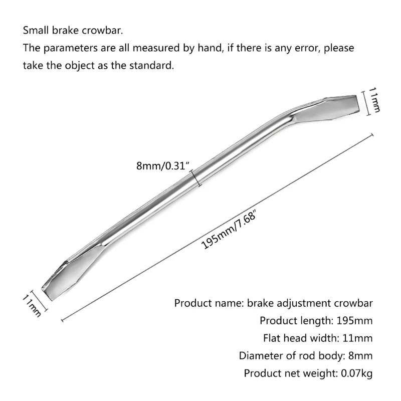 Car Disassembly Tool Car Brake Drum Adjustable Pry Bar Carbon Steel Pry Clip Crowbars Bar Disassembly Pry Panel Interior