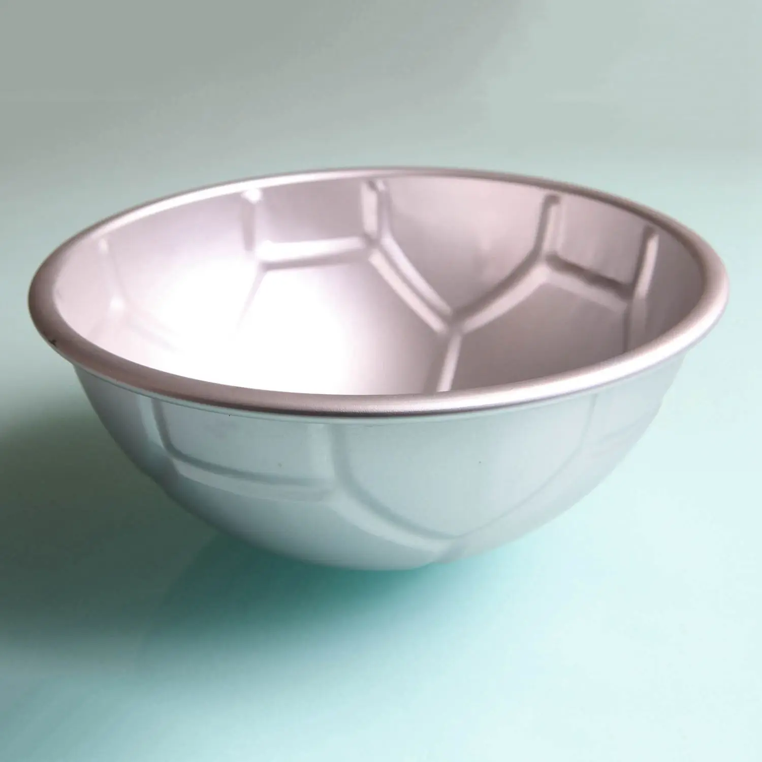 1 PCS 3D Half Round Ball Shaped Football Cake Mold 8 inch Thickening Aluminum Alloy Mould Birthday Baking Pan