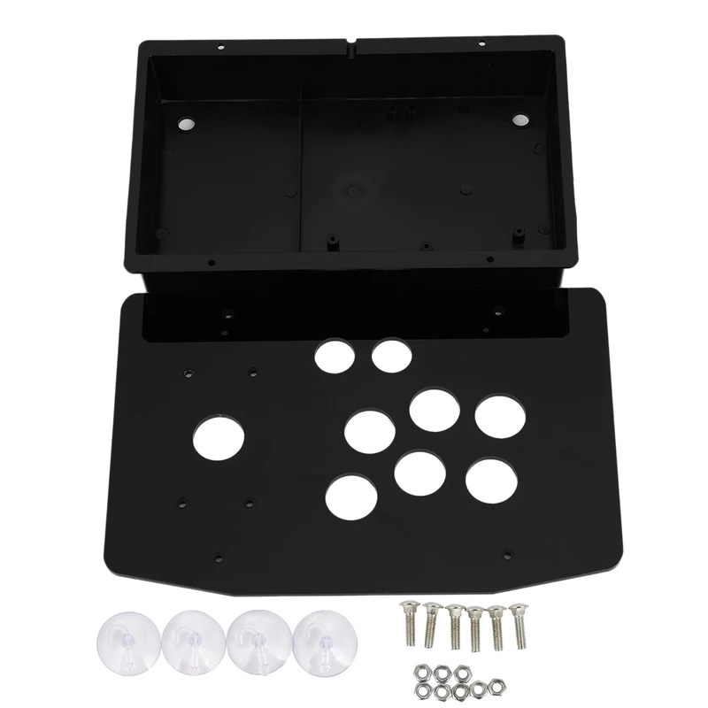 Top Deals Acrylic Panel Case DIY Handle Arcade Game Set Kits Gaming Joystick Acrylic Panel