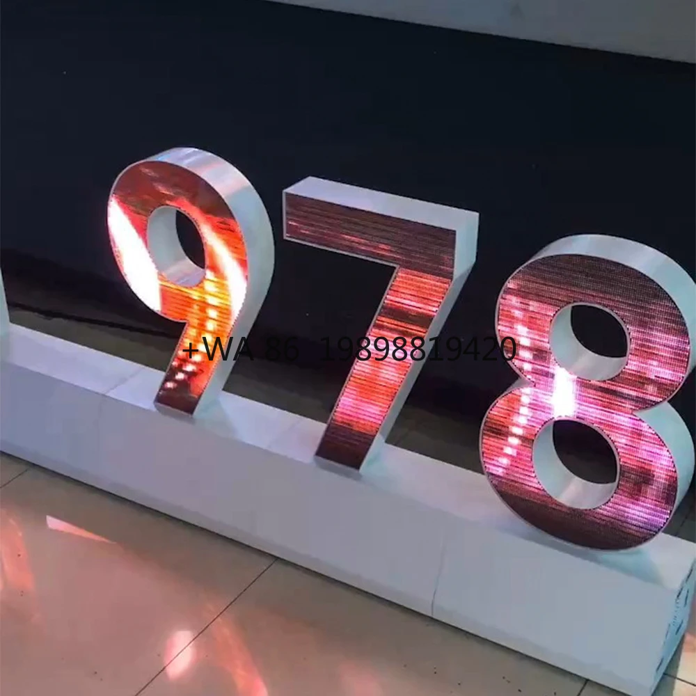 

Сферический LED-дисплей в форме цифры, уникальный креативный LED-экран сферической формы