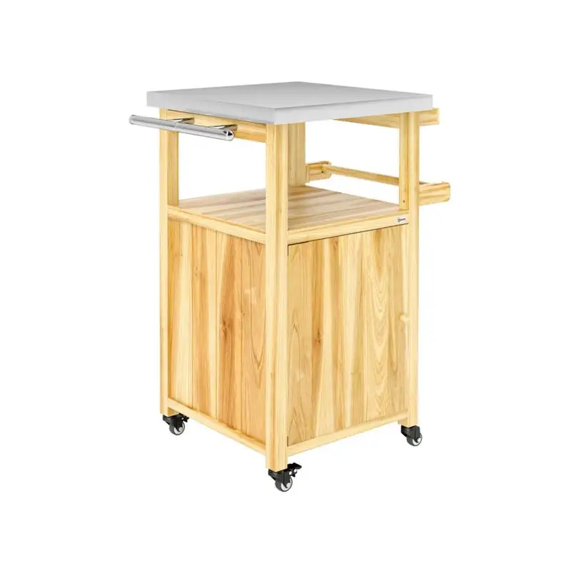 

Outdoor Bar Cart Grill Table for Entertaining and BBQs