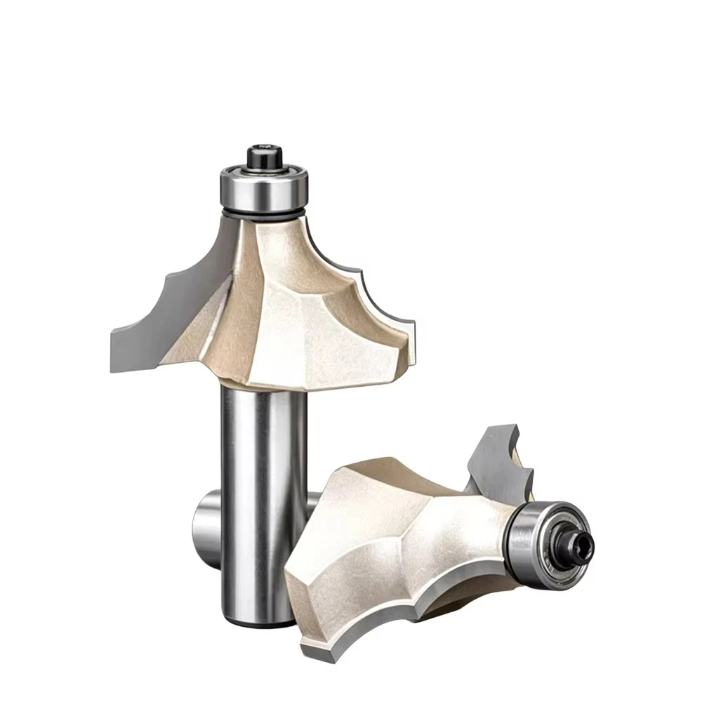 Double Roundover Router Bit Classicial Moulding Bit Edge Forming CNC Milling Cutter For MDF Particle Board