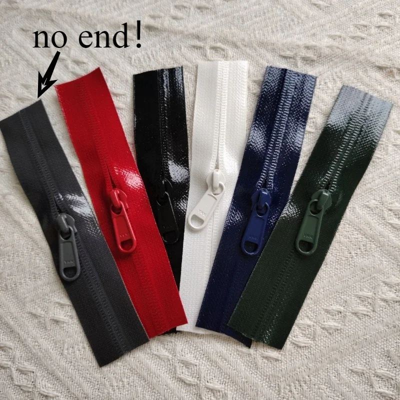 

2pcs/Lot YKK Zipper Waterproof Black Matte 3# 5# 20 To 100cm O-shape T10 School Outdoor Tent Bag Suitcase Repair Accessory